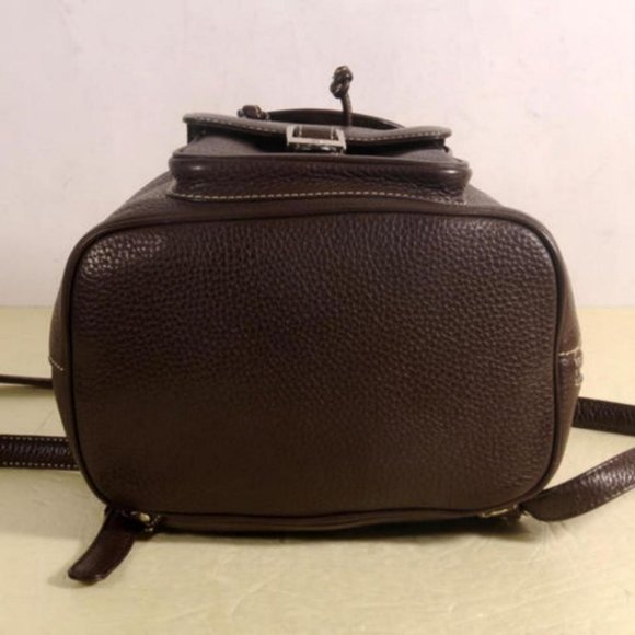 MCM Rare Chocolate Brown Leather Backpack 869707 main image 8